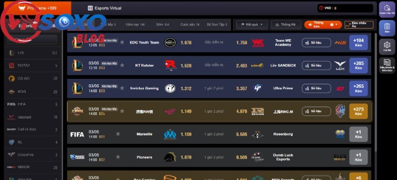 Mẹo cá cược esports chơi ở nhà cái nào?